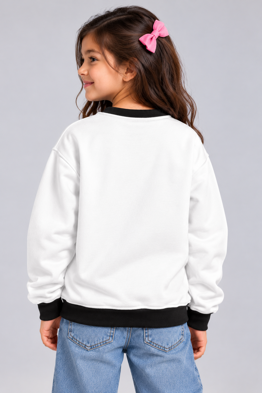 Bow Kitty Friends Kids AOP Sweatshirt