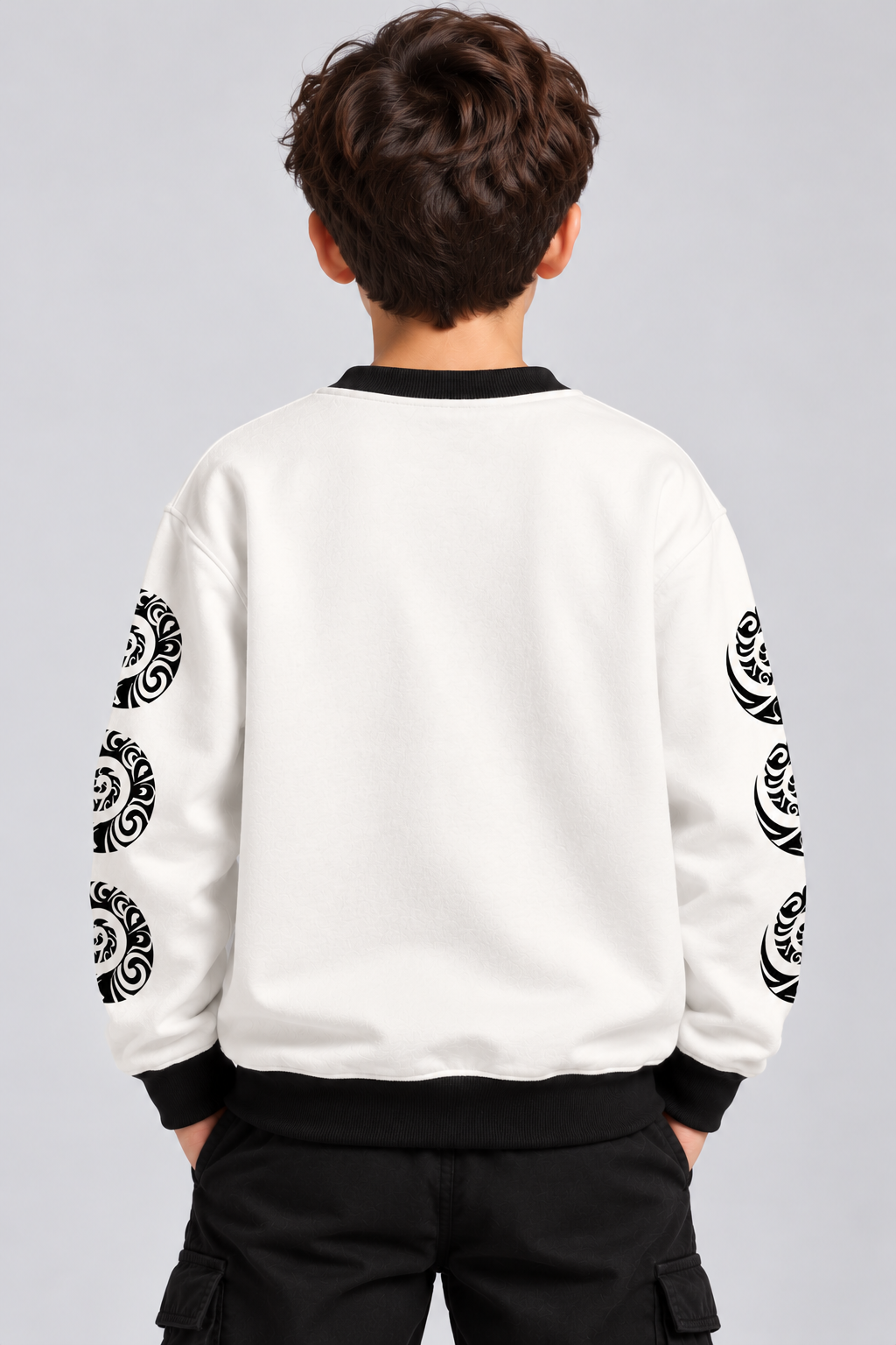 Tribal Spiral Kids AOP Unisex Sweatshirt