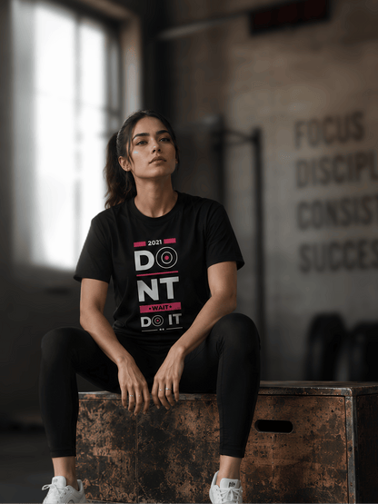 "Don't Wait, Do It" Unisex Standard Crew T-Shirt