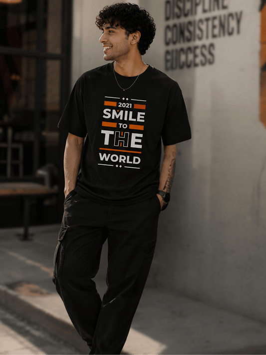 “Smile To The World” Unisex Stretch T-Shirt