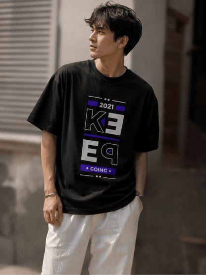 “Keep Going” Unisex Oversized Standard T-Shirt