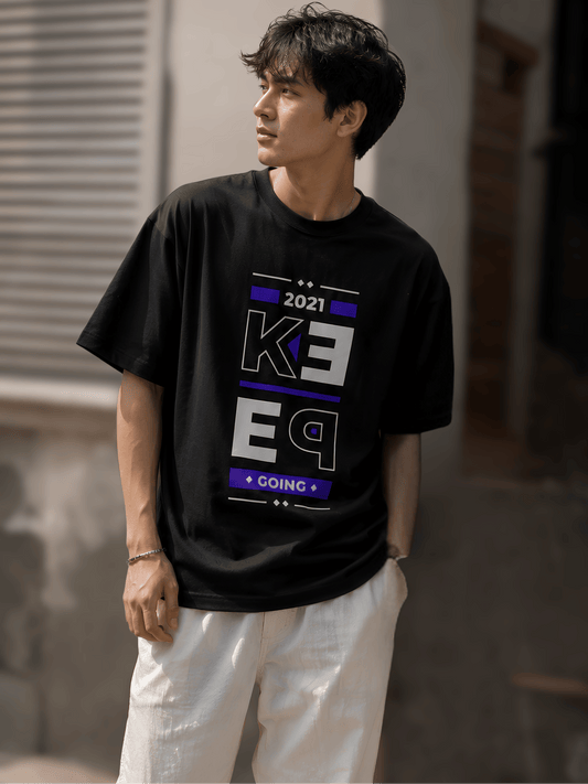 “Keep Going” Unisex Oversized Standard T-Shirt