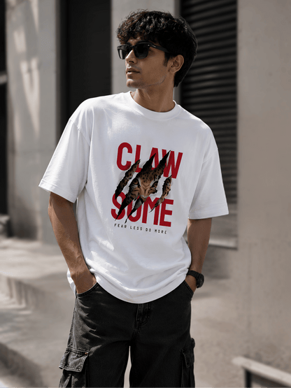 "Claw Some Courage" Unisex Oversized Standard T-Shirt