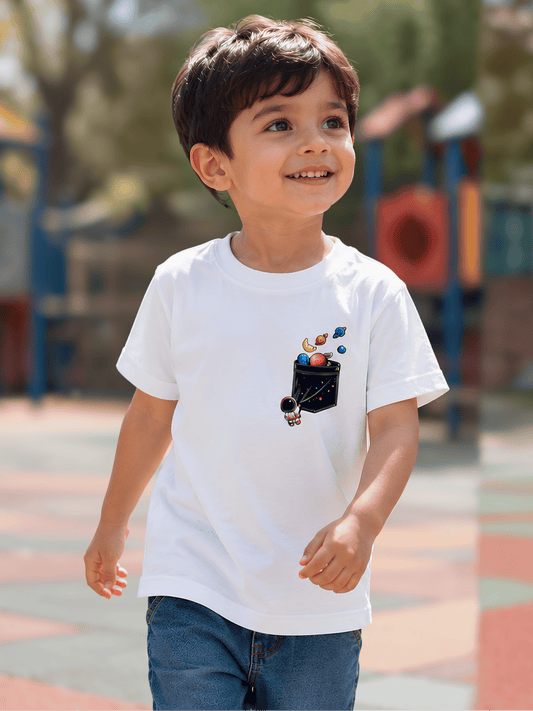 For Kids: Boy's Crew Neck T-Shirt