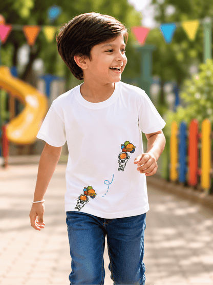 For kids: “Space Explorer” Kids All Over Print T-Shirt