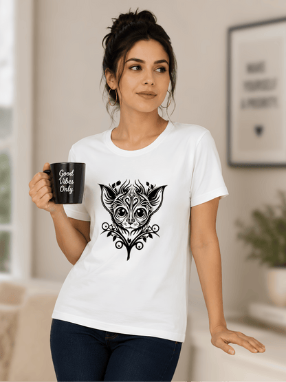 Mystic Cat Mandala Women's Classic T-Shirt
