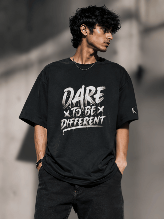 Dare To Be Different Unisex Oversized Standard T-Shirt