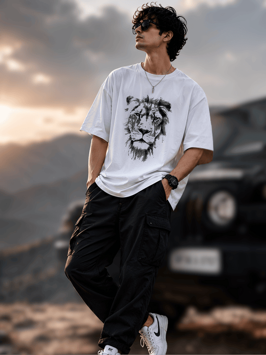 Majestic Lion Unisex Oversized Standard T-Shirt