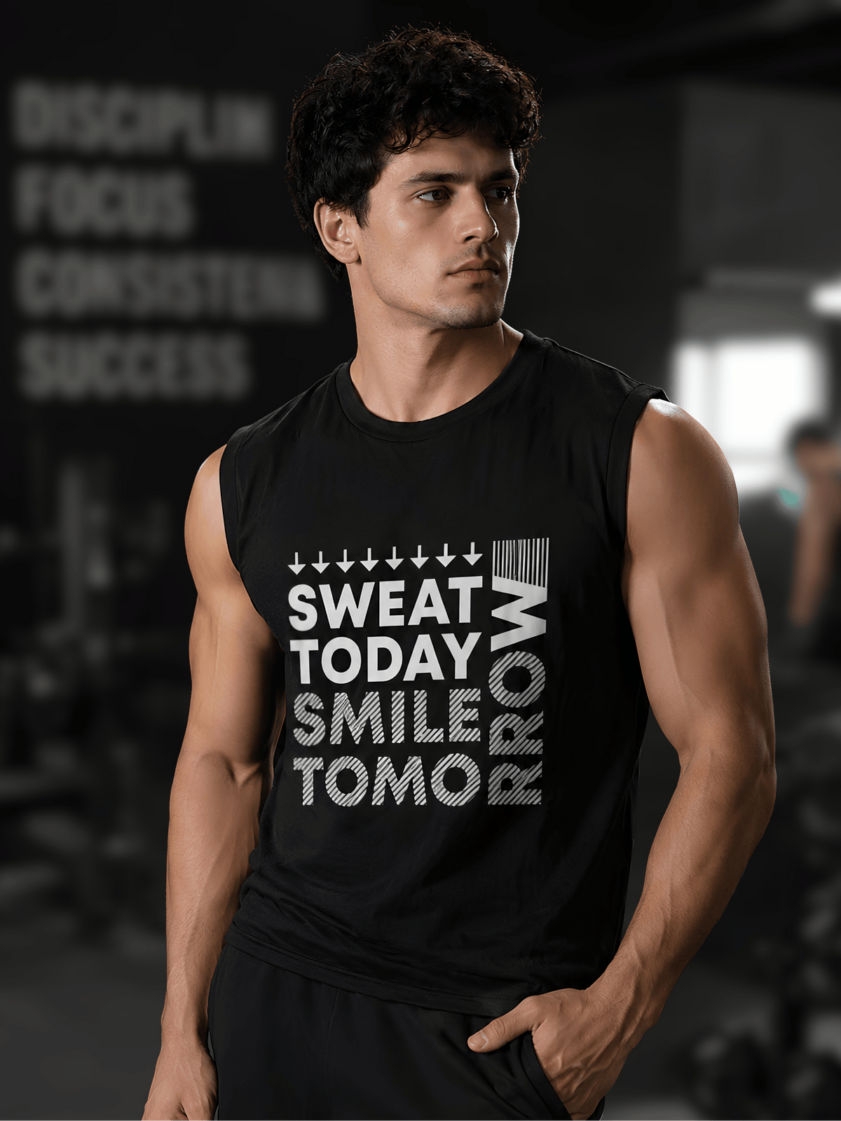 Gym Hustle Men's Sleeveless T-Shirt