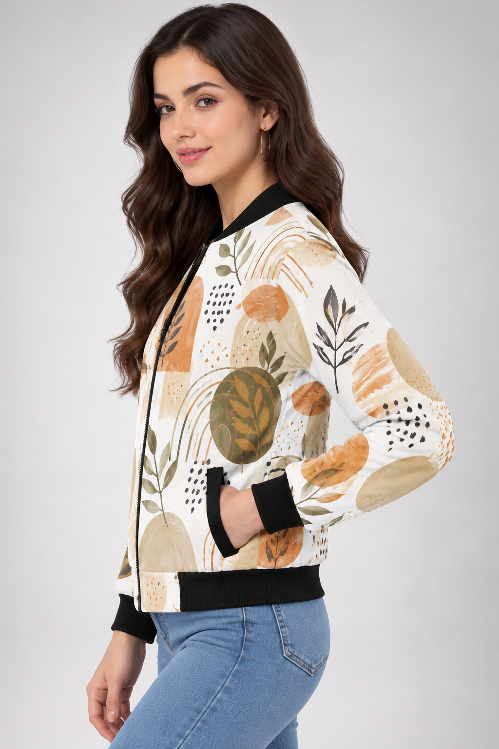Boho Terra Women’s AOP Bomber Jacket