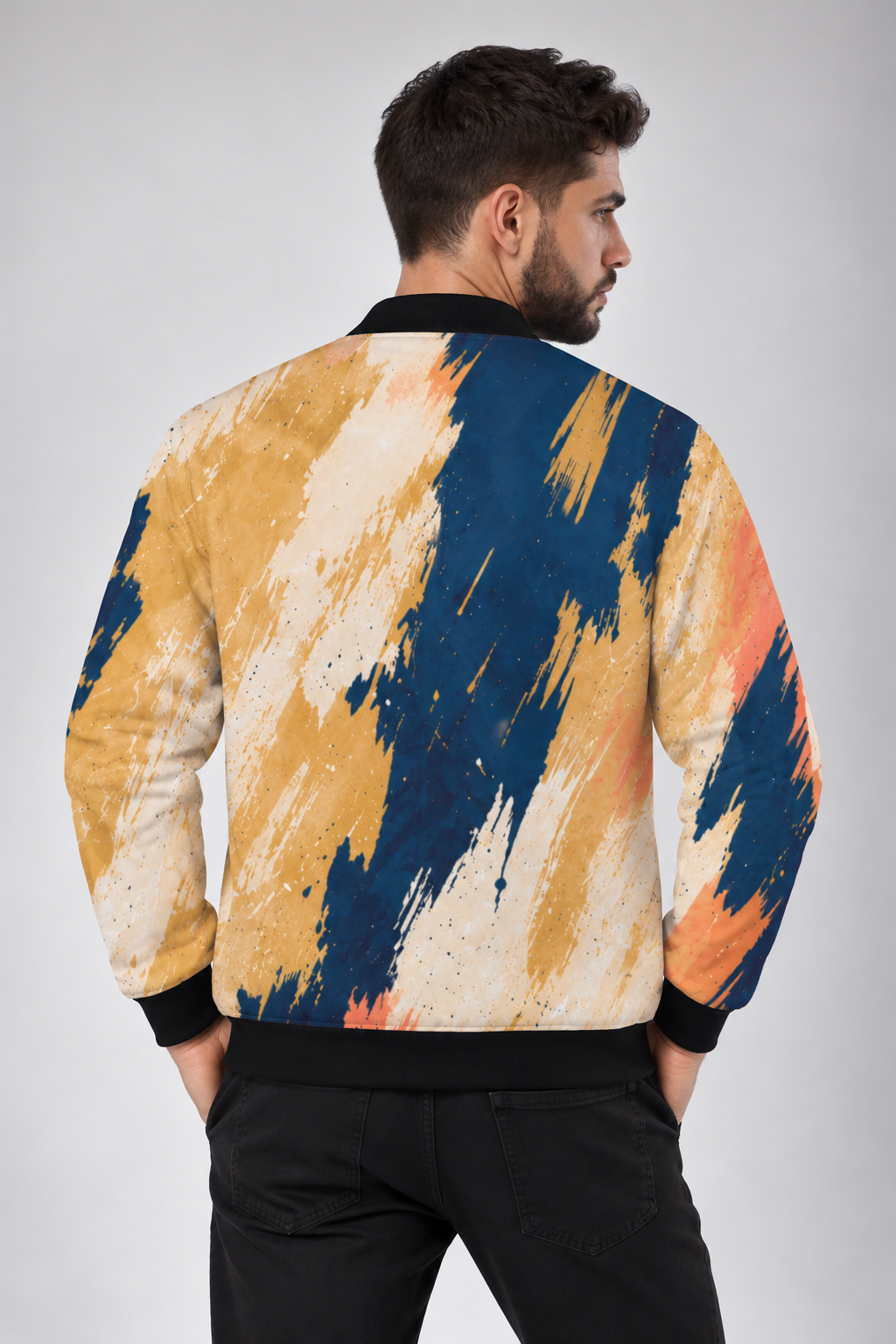 Urban Strokes AOP Bomber Jacket