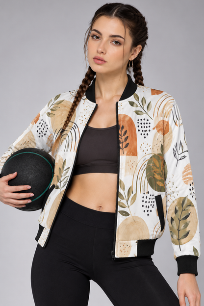 Boho Terra Women’s AOP Bomber Jacket