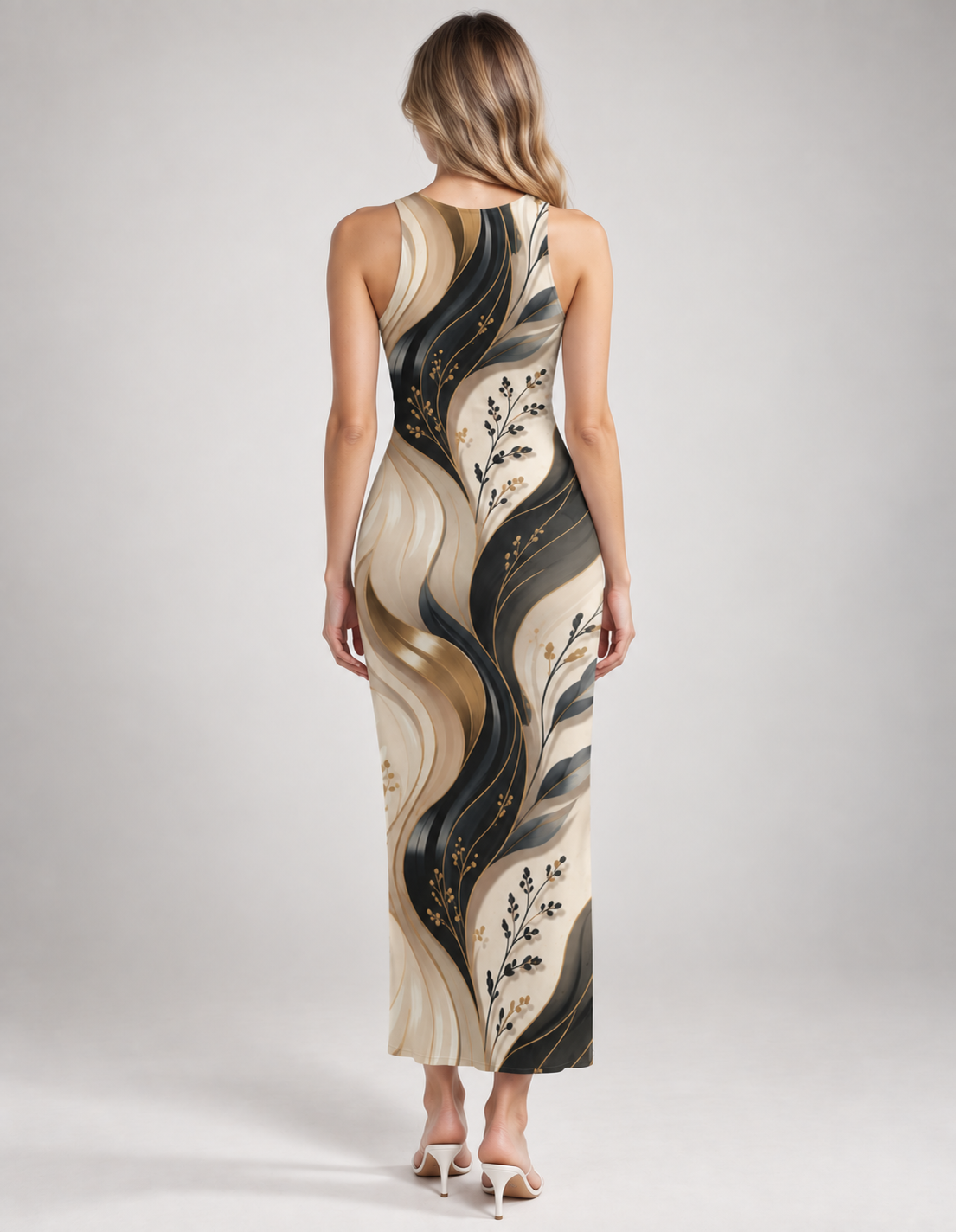 Noir Aurelia AOP Bodycon Dress