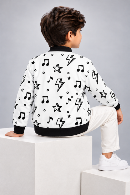 Rockstar Vibes AOP Kids Bomber Jacket