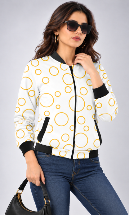 Golden Halo Women’s AOP Bomber Jacket