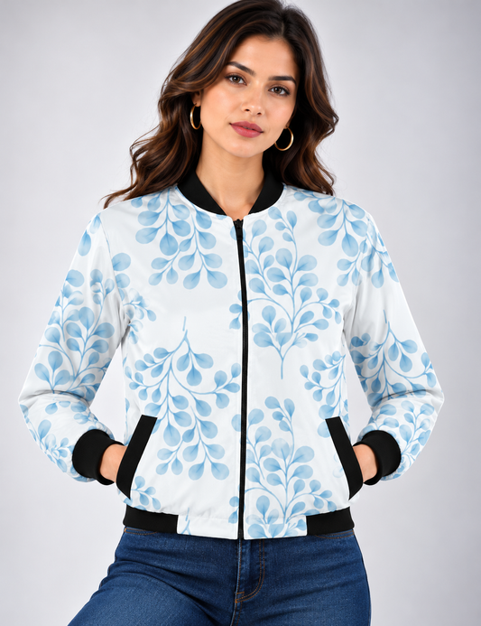 Sky Willow Women’s AOP Bomber Jacket