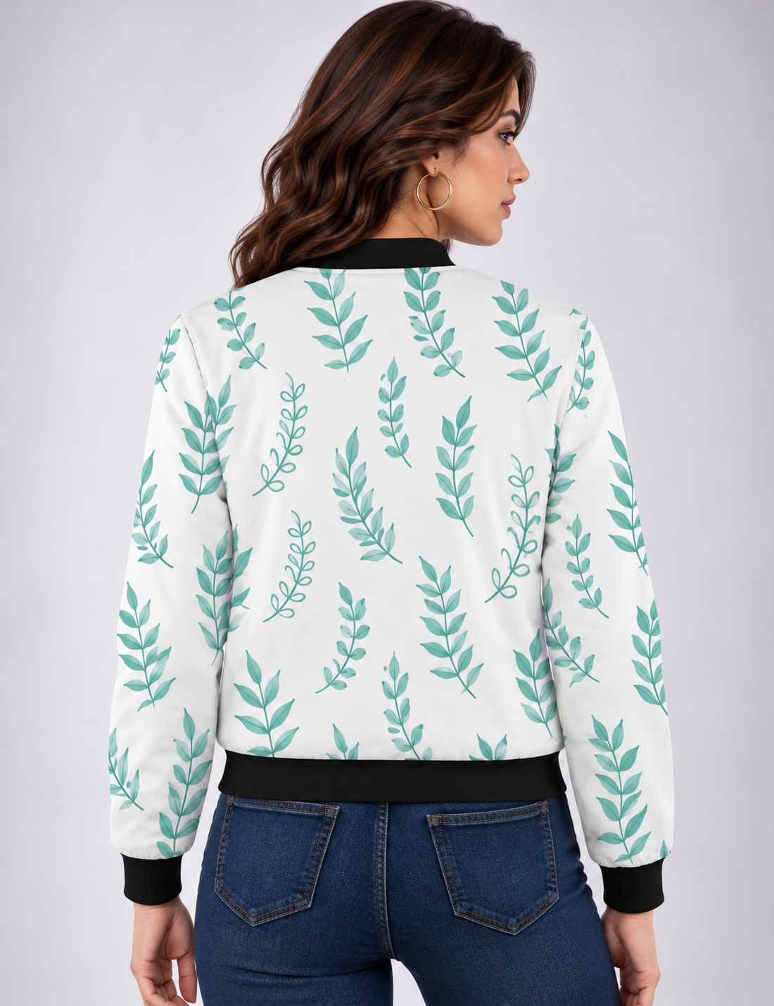 Sage Serenity Women’s AOP Bomber Jacket