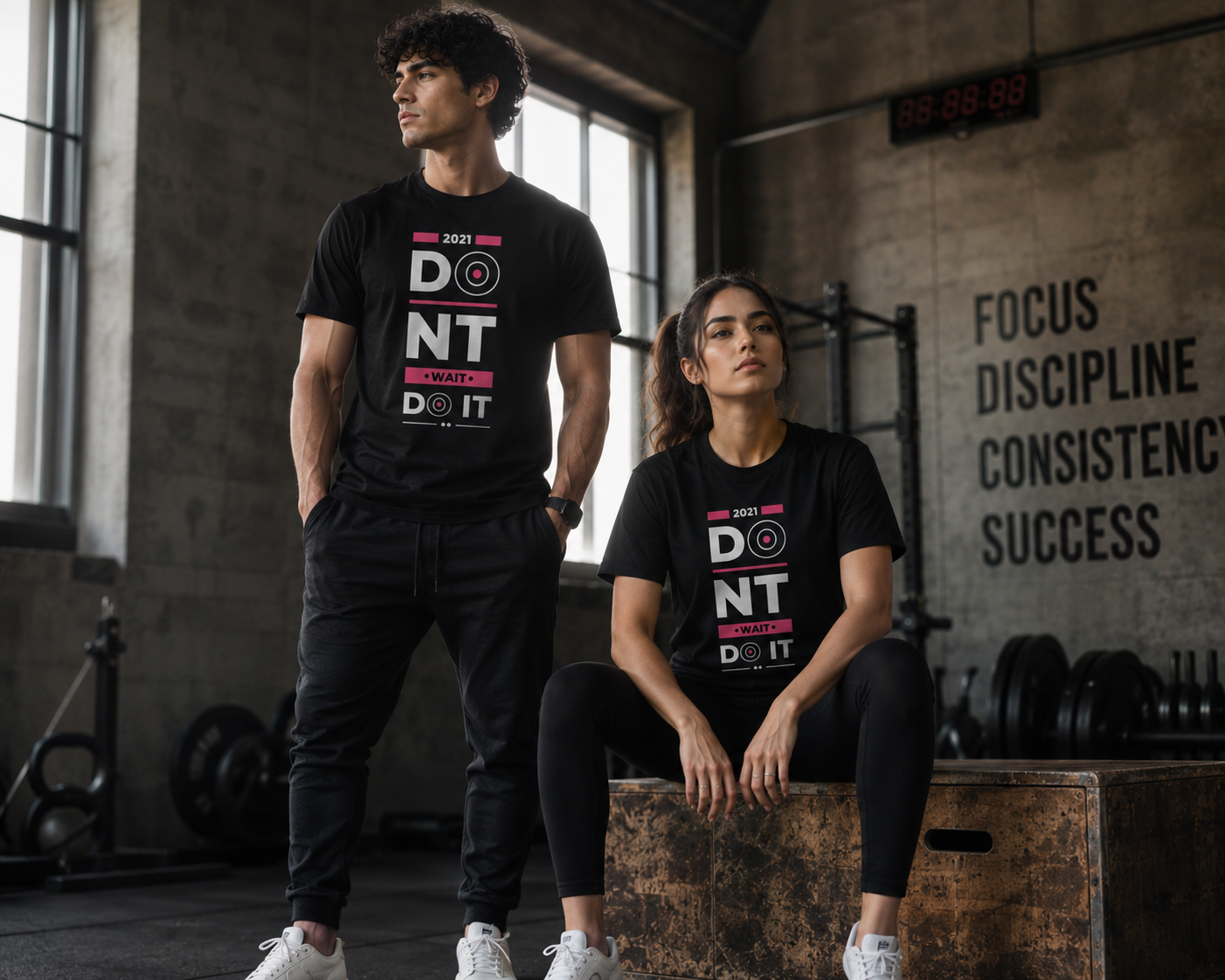 "Don't Wait, Do It" Unisex Standard Crew T-Shirt