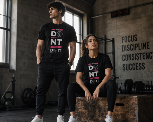 "Don't Wait, Do It" Unisex Standard Crew T-Shirt