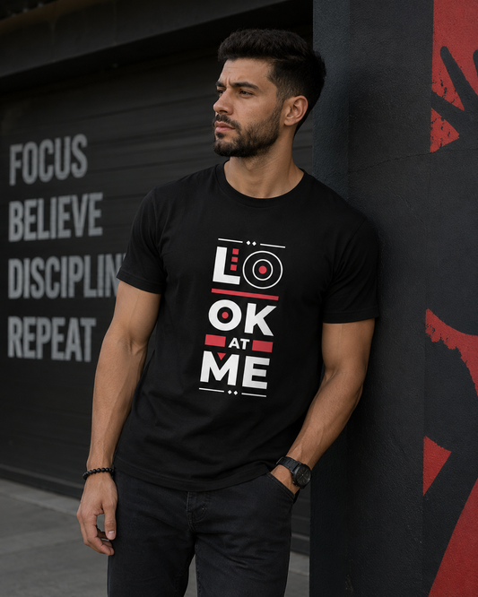 “Look At Me” Male Classic Crew T-Shirt