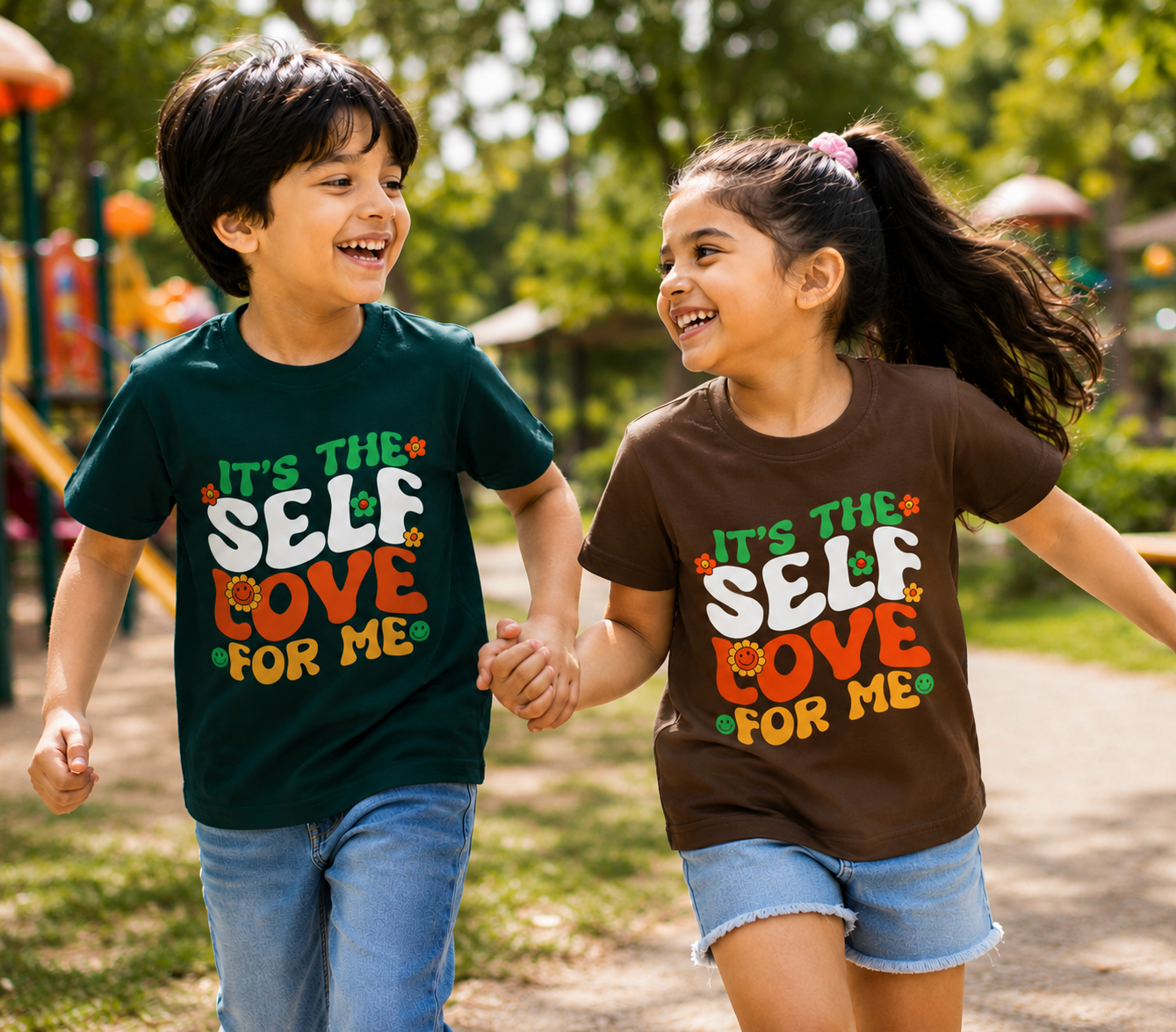 For kids: “Self Love” Kids Crew Neck T-Shirt