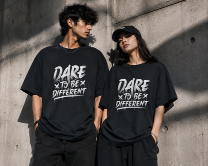 Dare To Be Different Unisex Oversized Standard T-Shirt