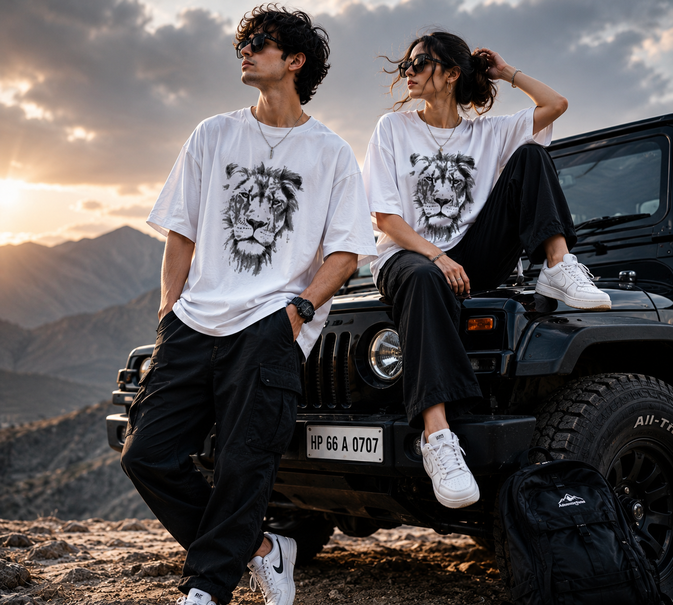 Majestic Lion Unisex Oversized Standard T-Shirt