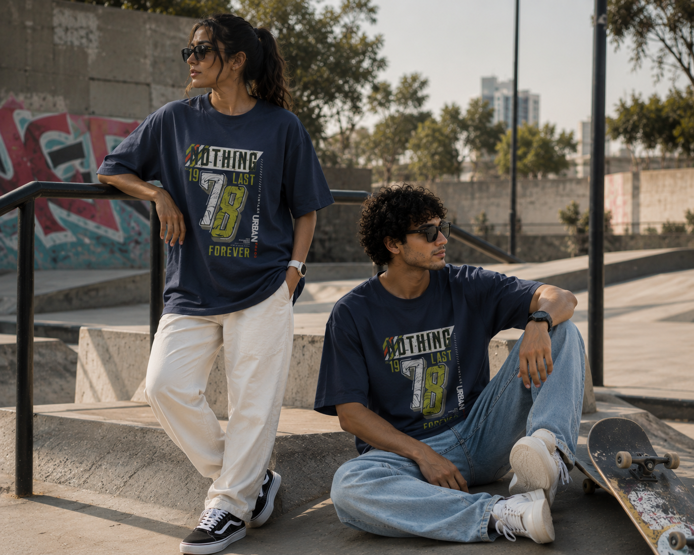 "Urban 78 Forever" Unisex Oversized Standard T-Shirt