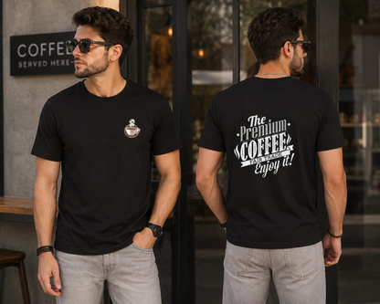 Premium Coffee Society Stretch T-shirt