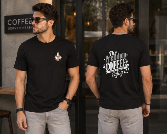 Premium Coffee Society Stretch T-shirt