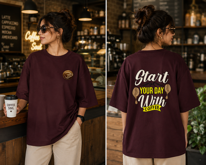 Unisex Coffee Soul Oversized Tee