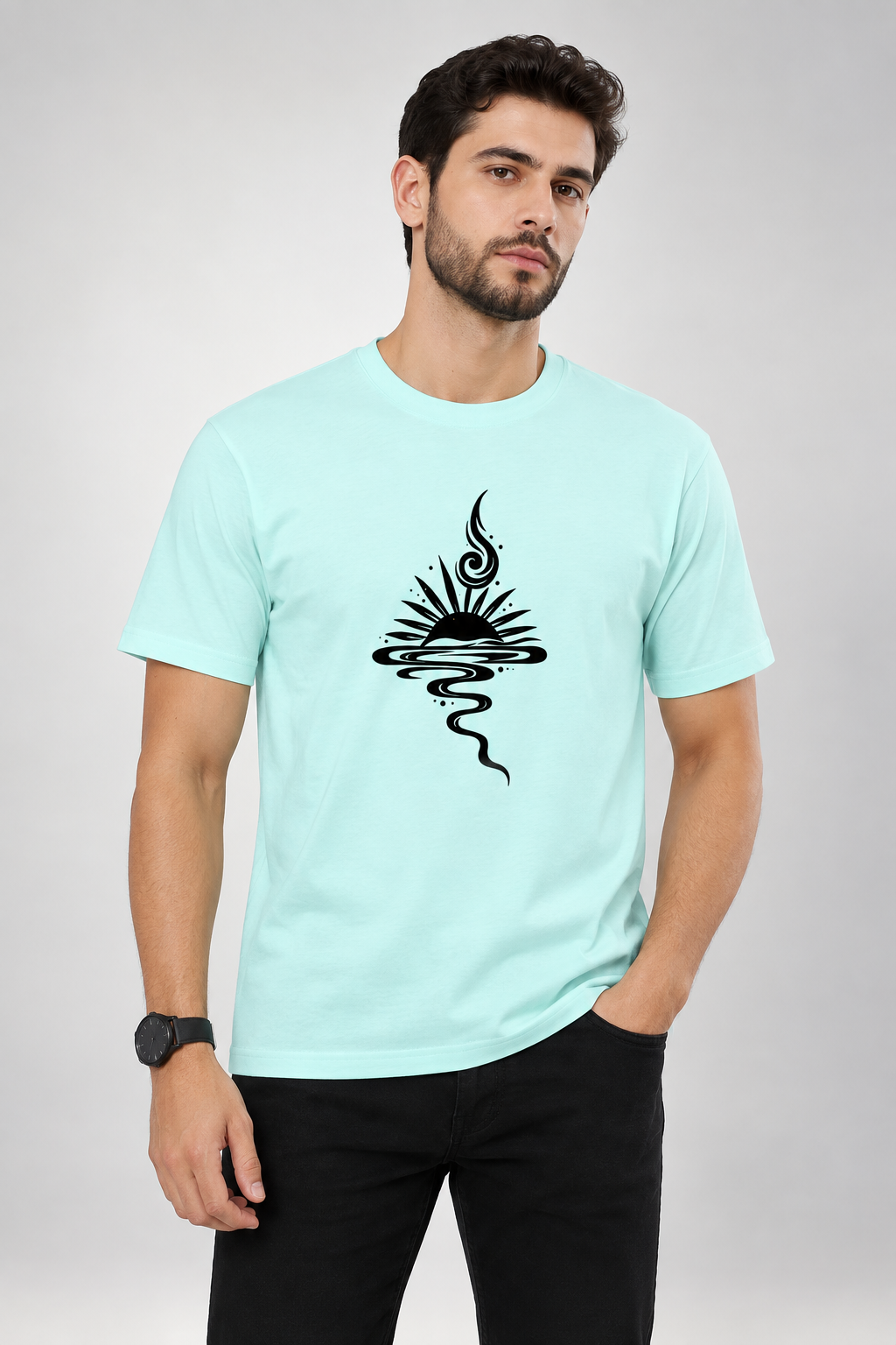 Morning Horizon Unisex Stretch T-shirt
