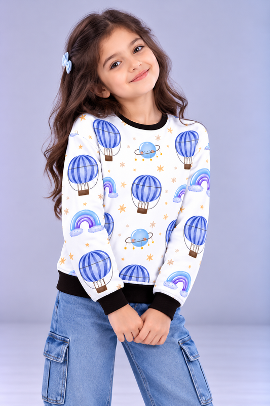 Skybound Dreams Kids AOP Unisex Sweatshirt