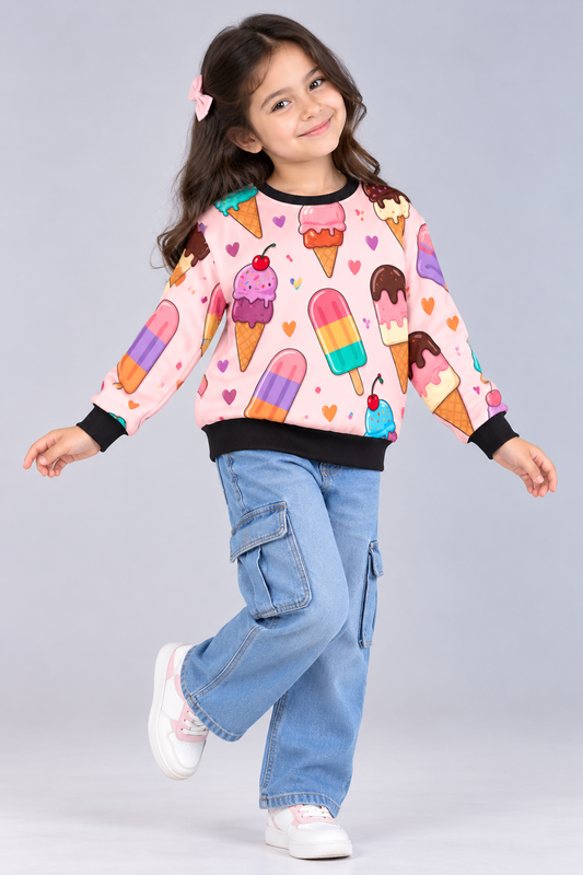 Sweet Treats Kids AOP Sweatshirt