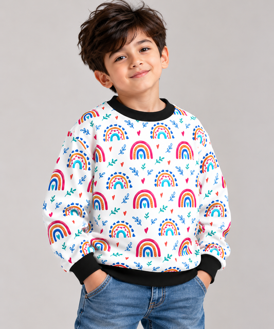 Rainbow Garden Kids Unisex Sweatshirt