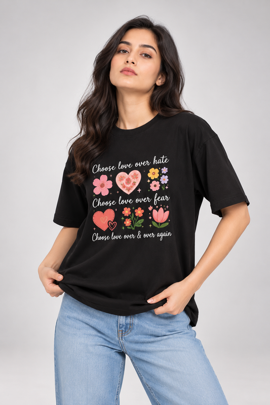 Choose Love Always Unisex Stretch T-shirt