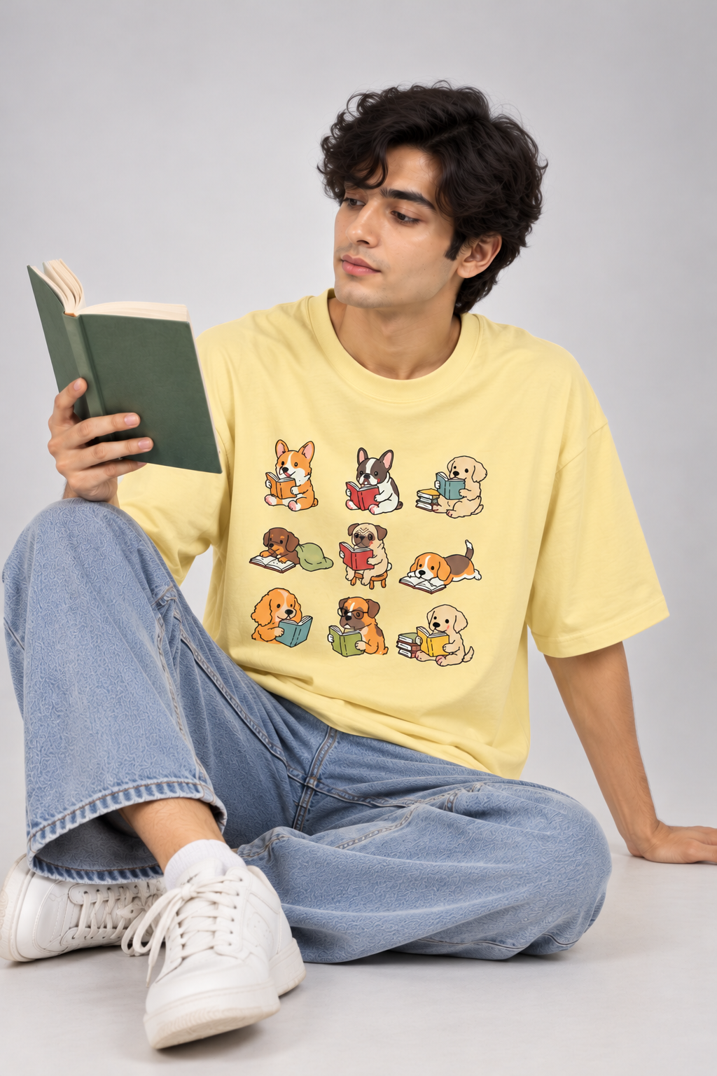 Puppy Library Unisex Oversized Standard T-Shirt