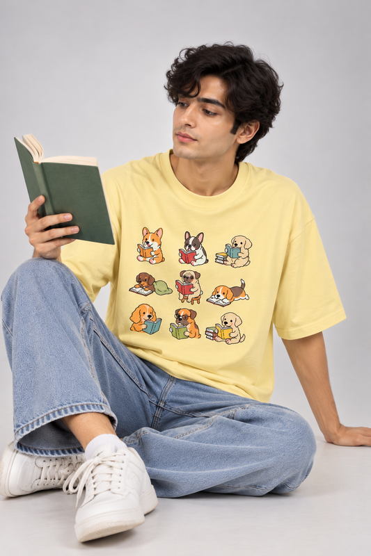 Puppy Library Unisex Oversized Standard T-Shirt