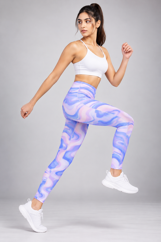 Lavender Dream AOP Gym Leggings