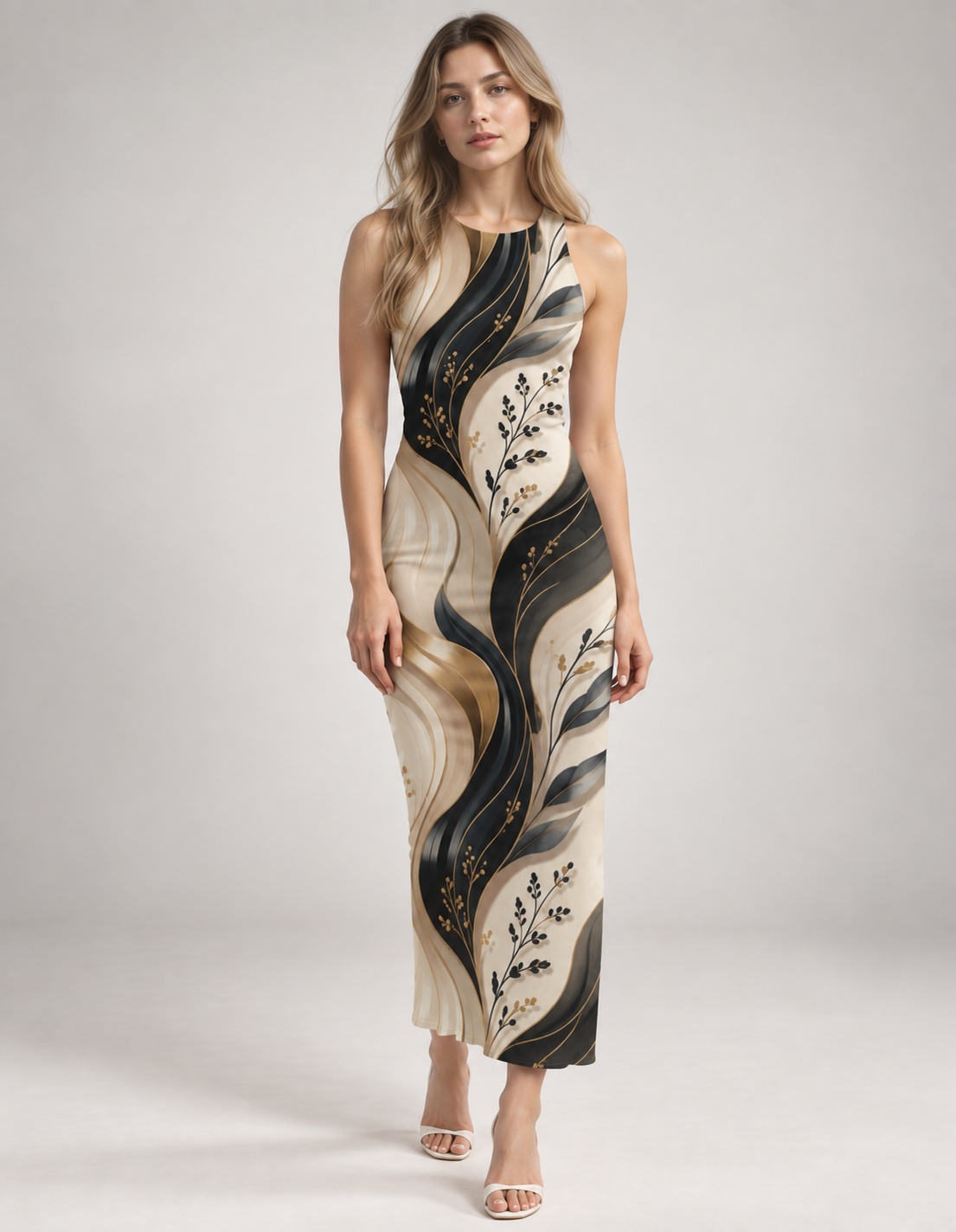 Noir Aurelia AOP Bodycon Dress