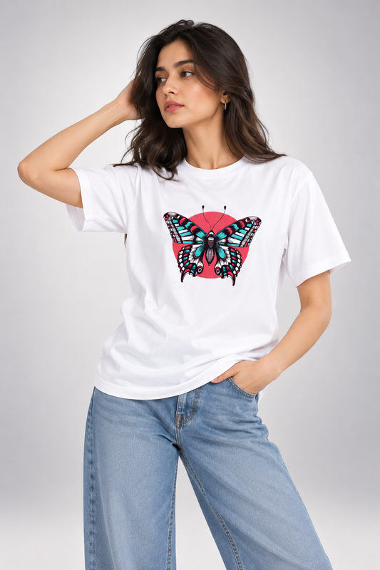 Butterfly Bliss Unisex Basic T-Shirt