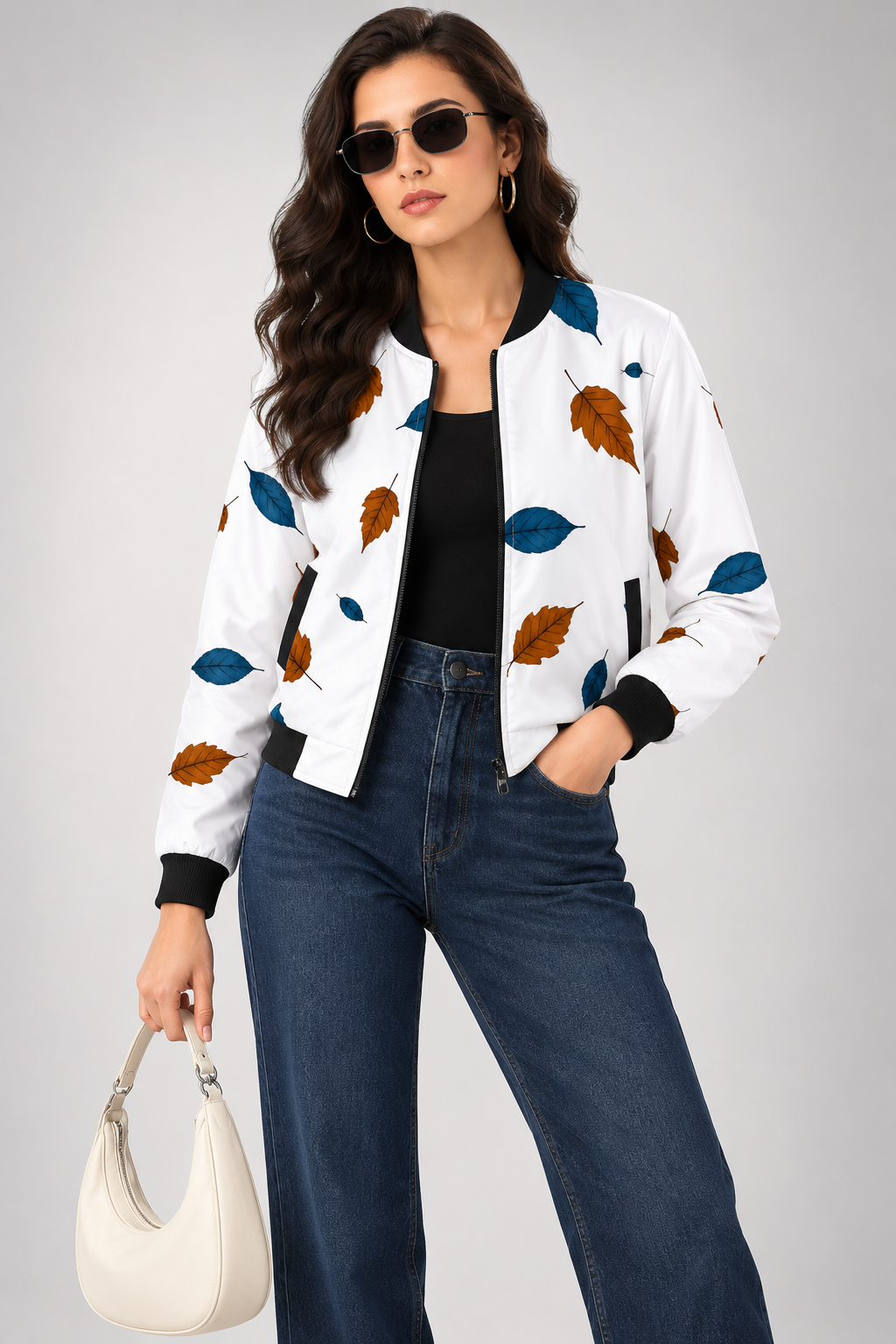 Autumn Breeze Women’s AOP Bomber Jacket
