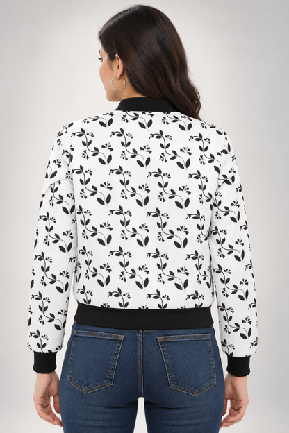 Midnight Botanica Women’s AOP Bomber Jacket