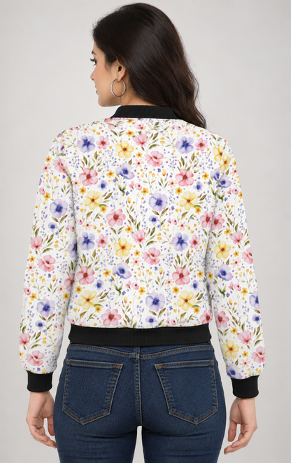 Secret Garden Women’s AOP Bomber Jacket