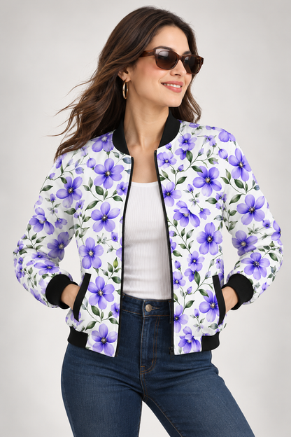 Women's AOP Bomber Jacket