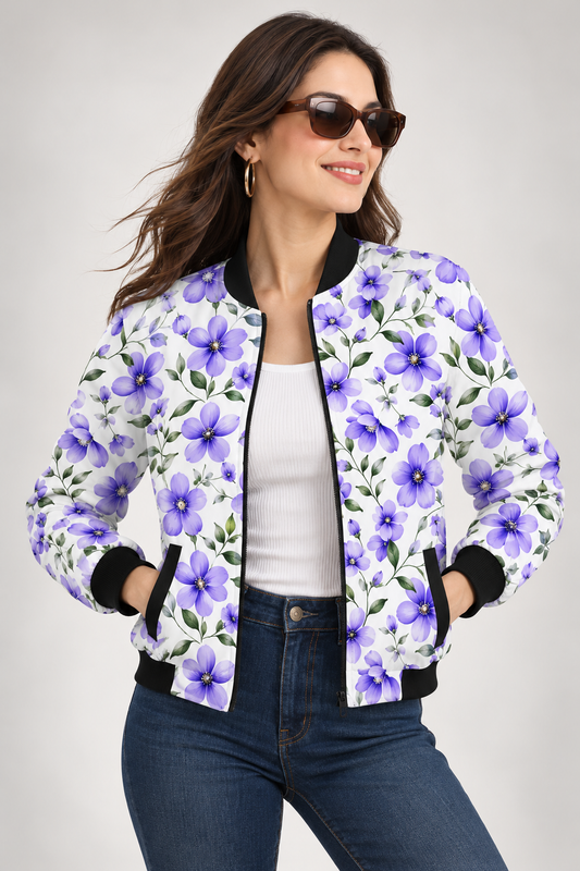 Women's AOP Bomber Jacket
