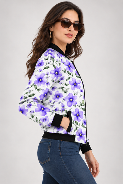 Women's AOP Bomber Jacket