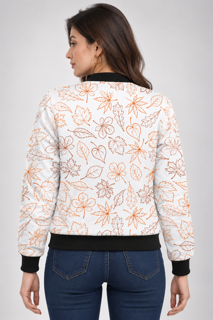 Autumn Whisper Women’s AOP Bomber Jacket
