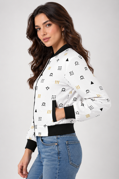 Minimal Muse Women’s AOP Bomber Jacket