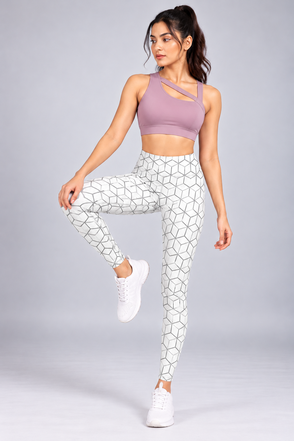 Geo Dimension AOP Gym Leggings